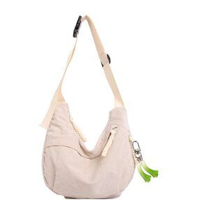 1683 Nylon Hobo Crescent Crossbody Bag ,Dumpling Bag Moon Shoulder Bag